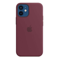 Apple iPhone 12 mini Silicone Case with MagSafe - Plum