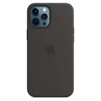 Apple iPhone 12 Pro Max Silicone Case with MagSafe - Black