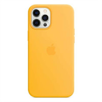 Apple iPhone 12 Pro Max Silicone Case with MagSafe - Sunflower
