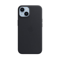 Apple iPhone 14 Leather Case with MagSafe - Midnight