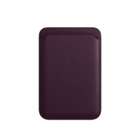 Apple iPhone Leather Wallet with MagSafe - Dark Cherry