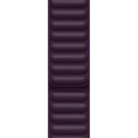 Apple Watch 45mm Dark Cherry Leather Link - S/M
