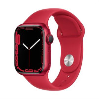 Apple Watch Series 7 GPS, 41mm (PRODUCT)RED Aluminium Case with (PRODUCT)RED Sport Band - Regular* Vystavený*