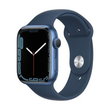 Apple Watch Series 7 GPS, 45mm Blue Aluminium Case with Abyss Blue Sport Band - Regular *Vystavený*